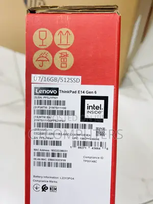 New Laptop Lenovo ThinkPad E14 Gen 6 16GB Intel Core Ultra 7 SSD 512GB