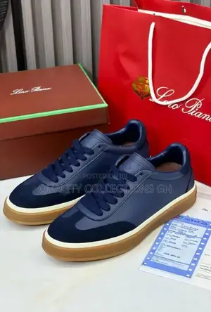 Navy Loro Piana Sneaker