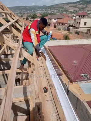 White PVC Rain Water Installation
