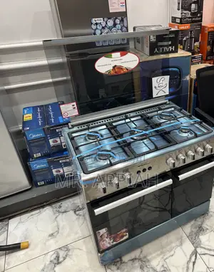 Unique Mediatech 60x90cm 5 Gas Burner(Gray) 