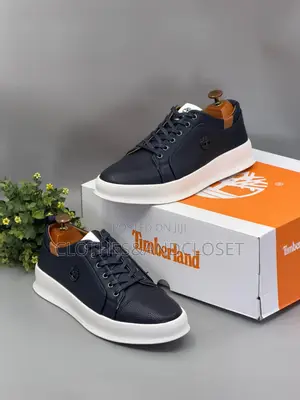 Thick White Sole Timberland Casual Leather Sneakers