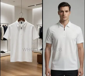 All White Club T Shirt Top for Men