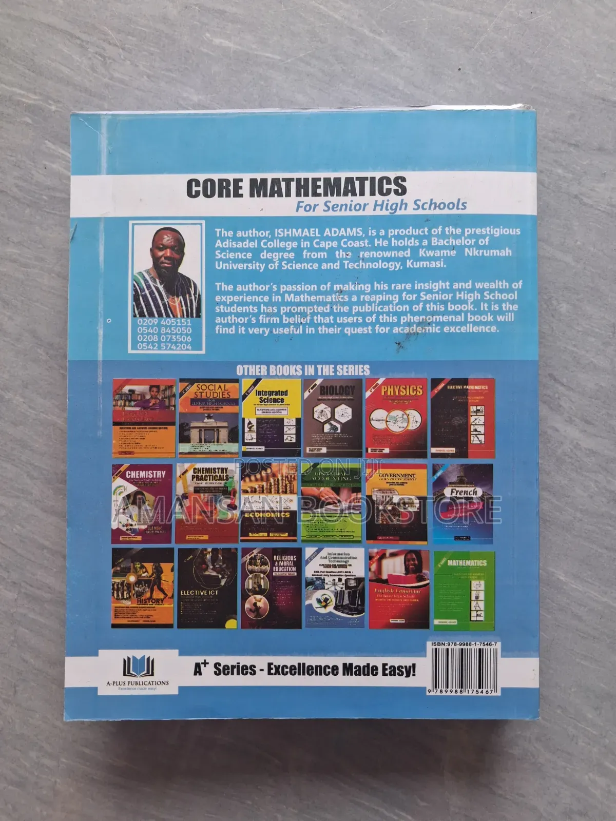 A+ Series Core Mathematics For Senior High Schools In West Africa