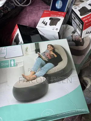 Instant Comfort Anywhere;(Inflatable Air Sofas + Free Pump