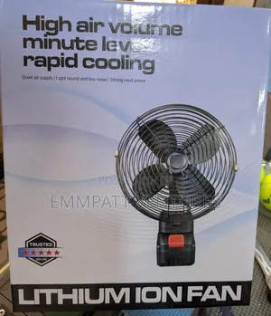 Lithium Iron Rechargeable Table Top Fan