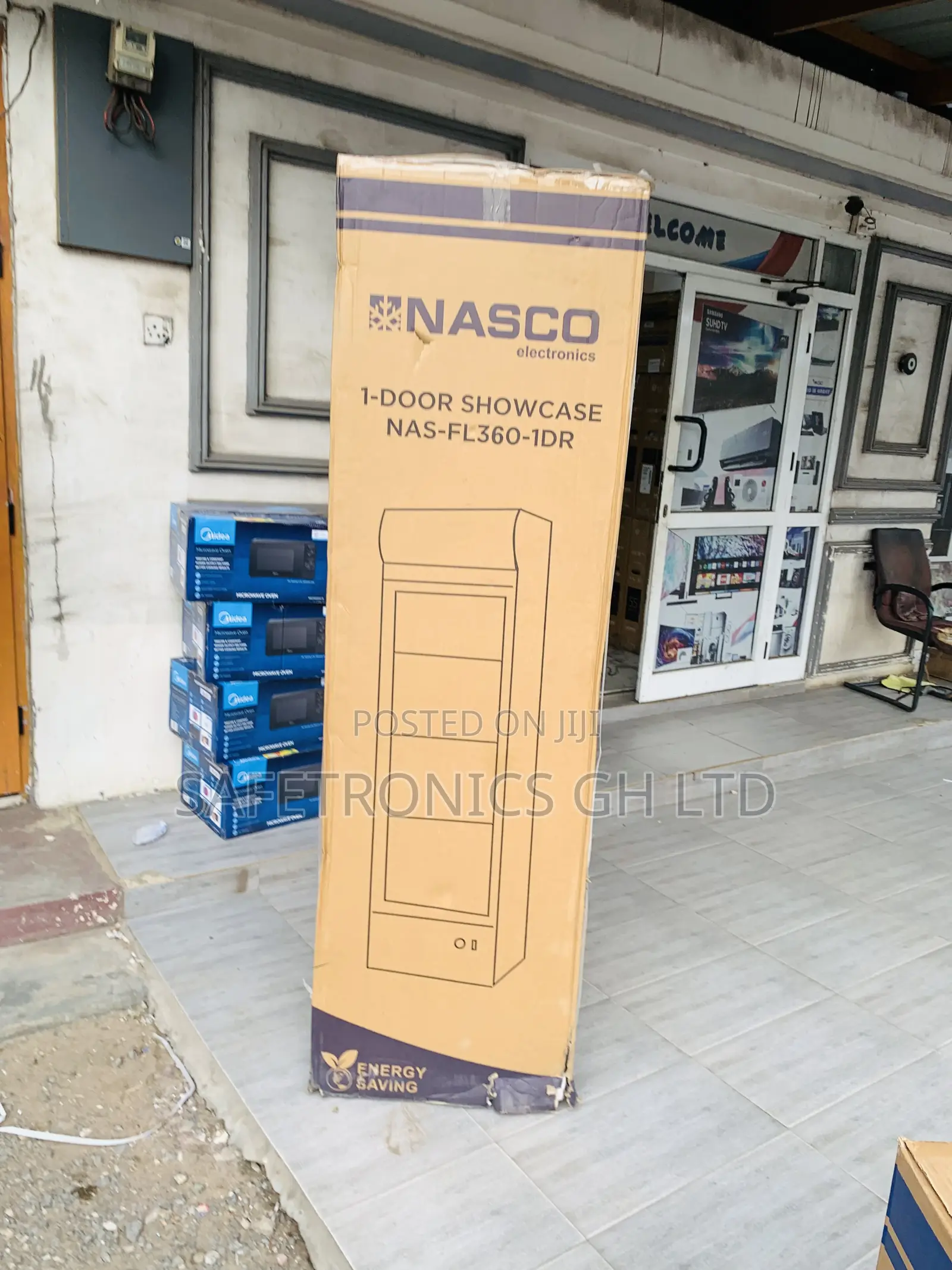 Shop Unique Nasco 298 LTRS Display Fridge-Nas-Fl360-1dr