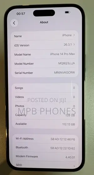 Apple iPhone 14 Pro Max 128 GB Gold
