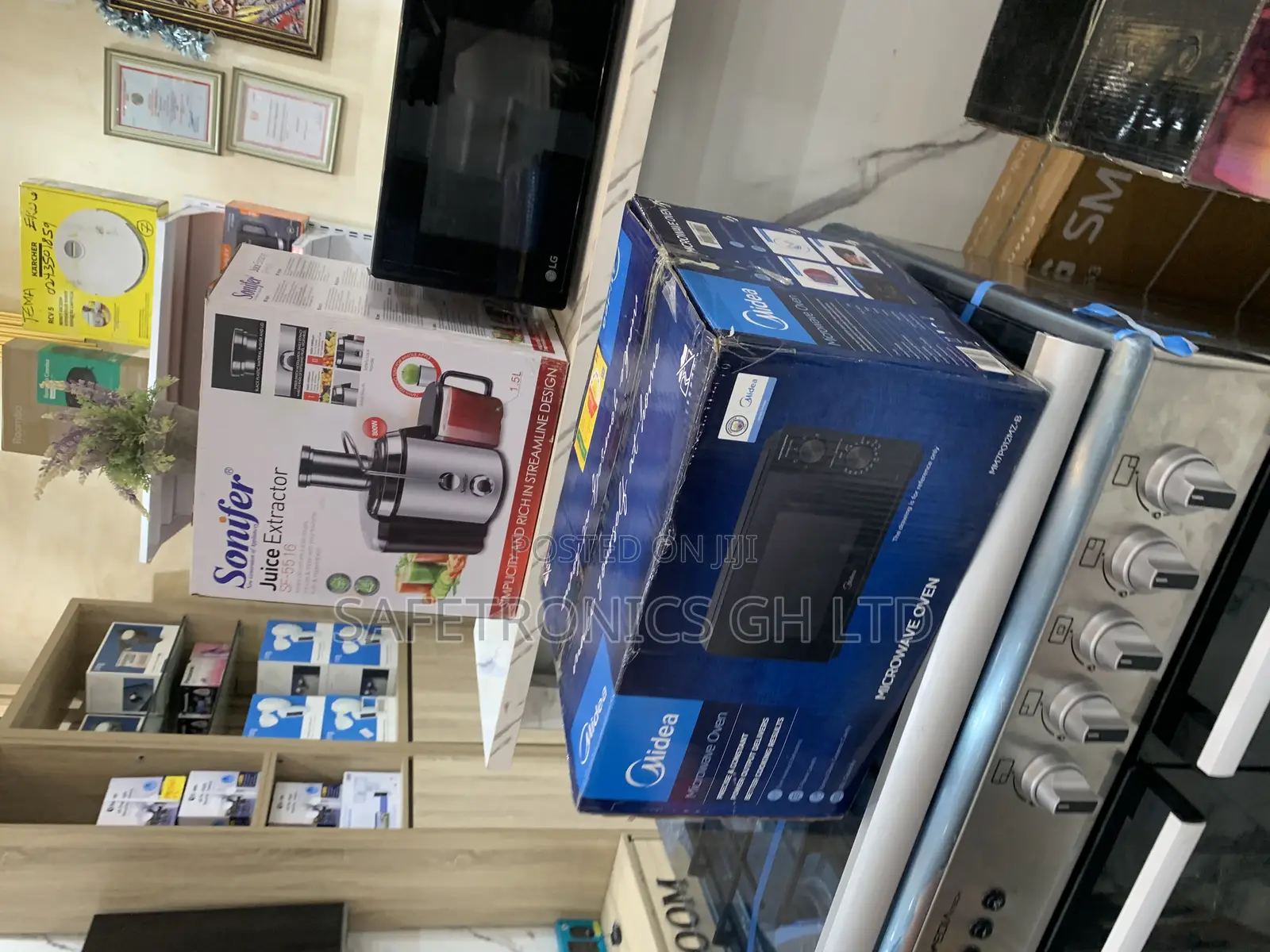 Try Brand New Midea 20ltrs Grill Microwave Silver