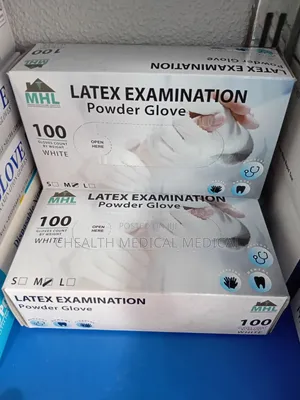 Latex Examination Powder Gloves