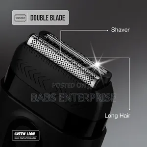 Green Lion Duo Shave – Hair Trimmer Shaver – Black
