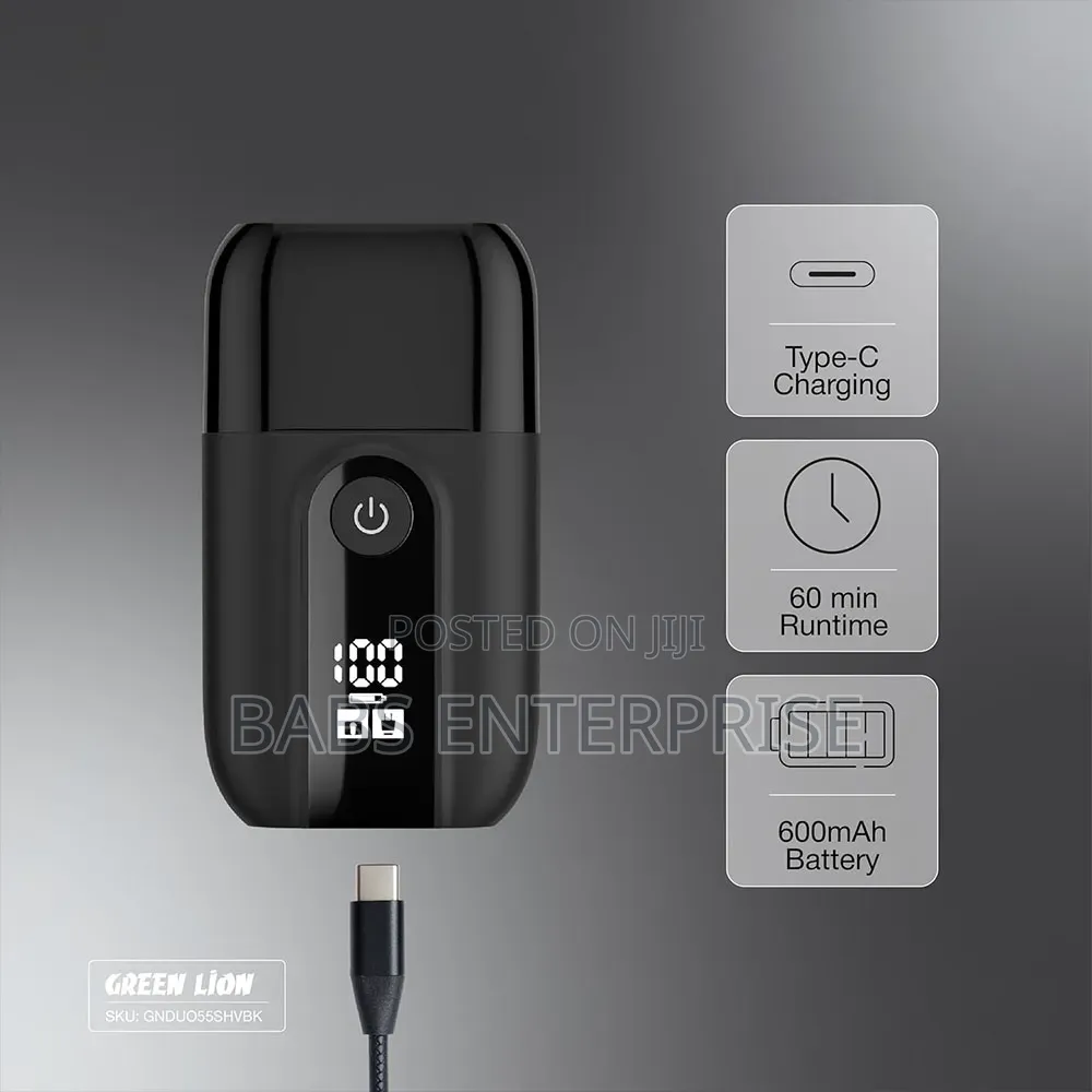 Green Lion Duo Shave – Hair Trimmer Shaver – Black