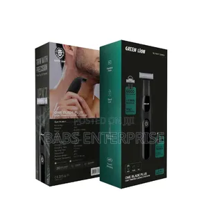 Green Lion One Blade Plus – Hair Trimmer, Nose, Eyebrow – Black