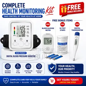 Digital Blood Pressure Monitor –Accurate, Fast Easy to Use