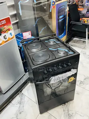 High Quality Volcano 50x50 2 Electric + 2 Burner Freestanding Cooker.