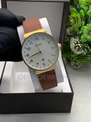 Leather Watch From Casio