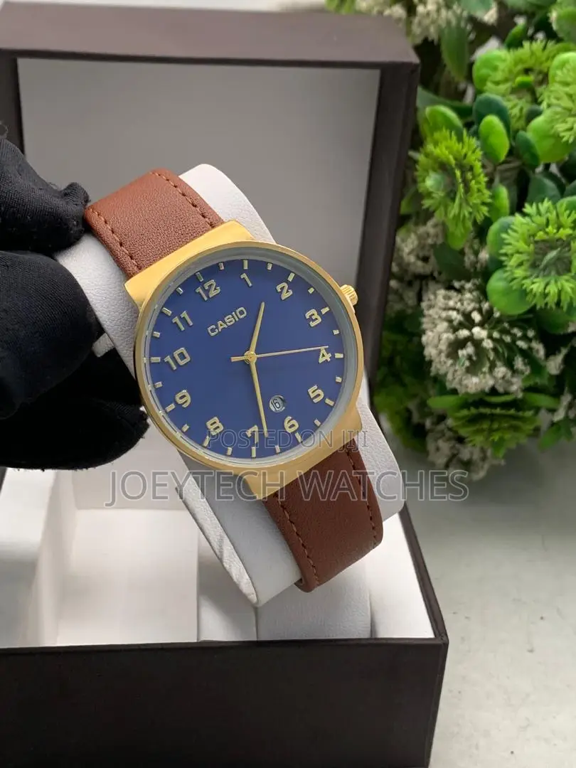 Leather Watch From Casio