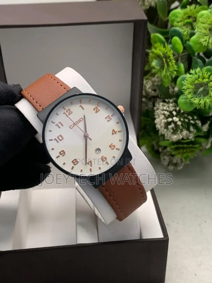 Leather Watch From Casio