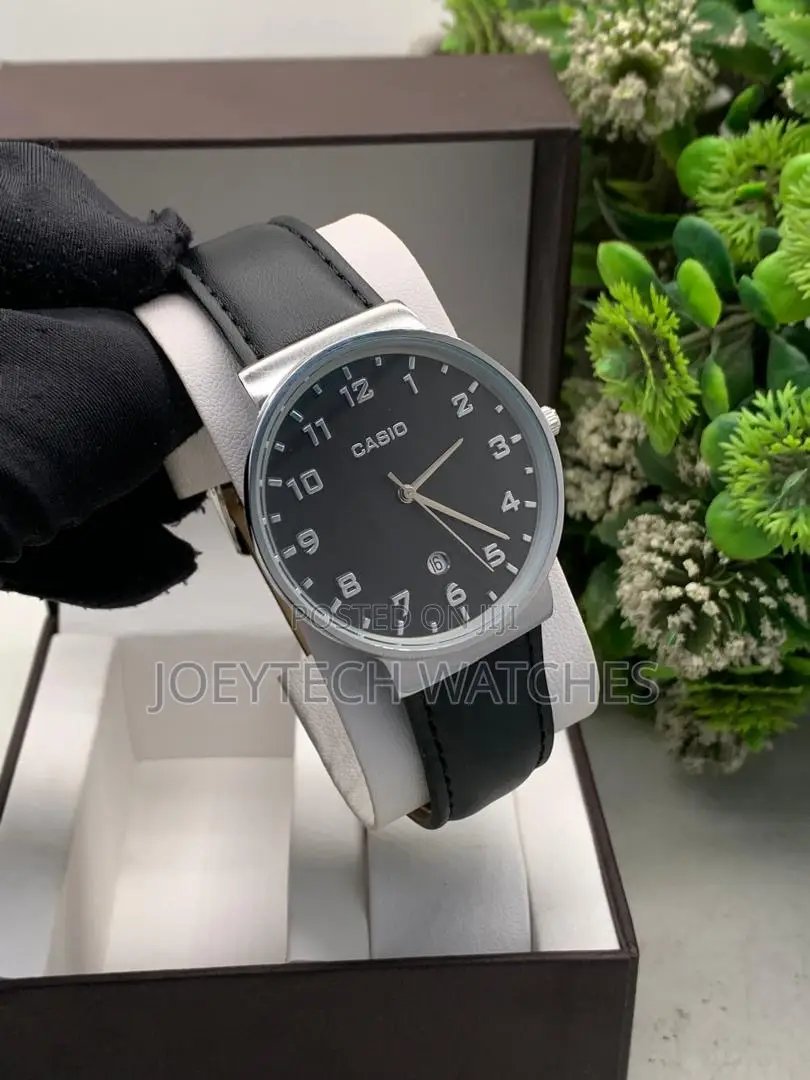 Leather Watch From Casio