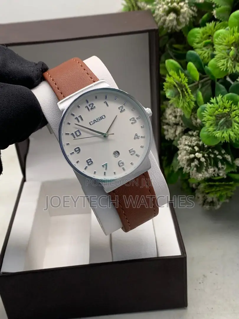 Leather Watch From Casio