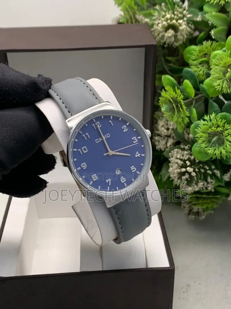 Leather Watch From Casio