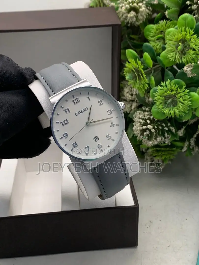 Leather Watch From Casio