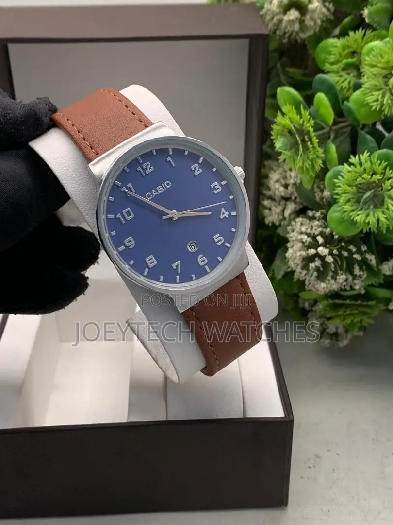 Leather Watch From Casio