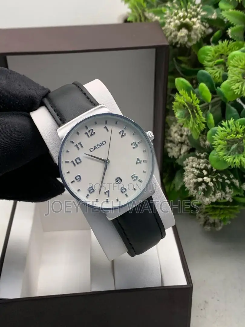 Leather Watch From Casio