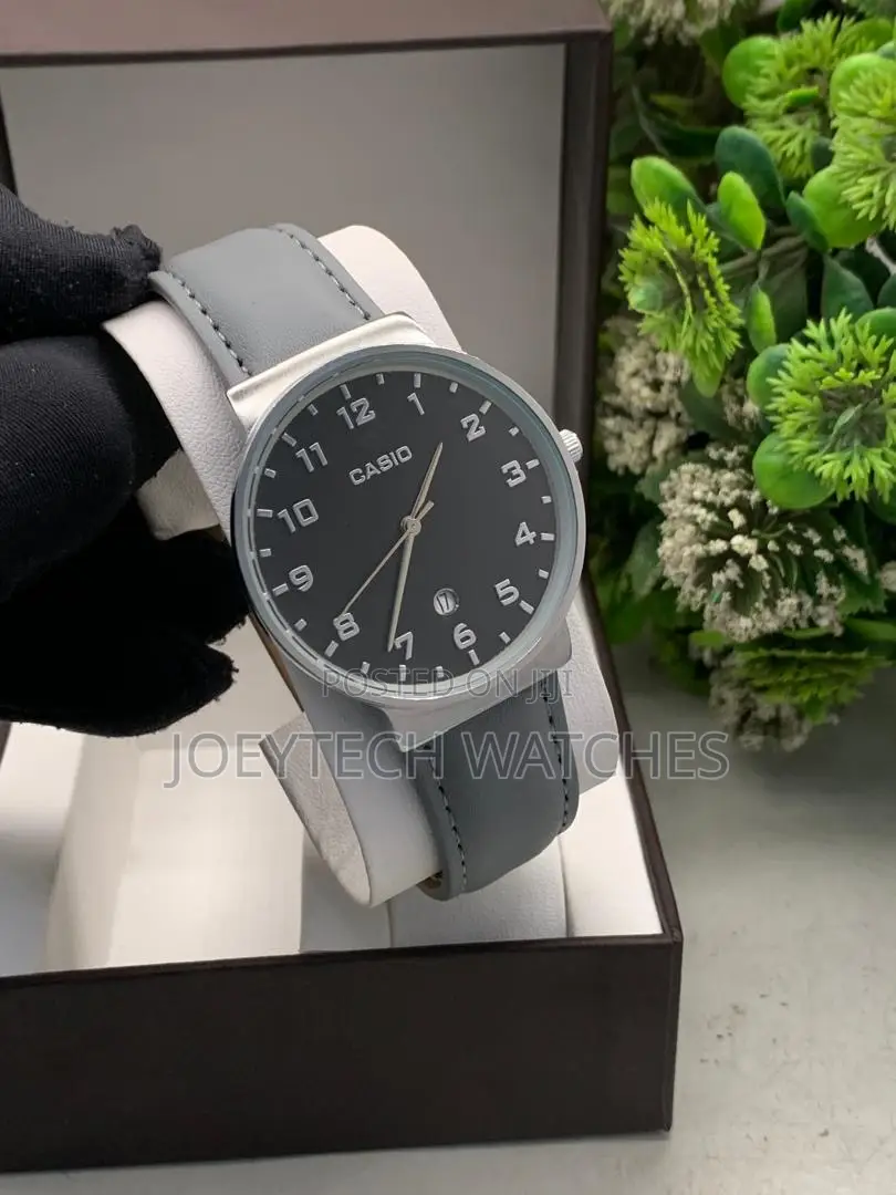 Leather Watch From Casio