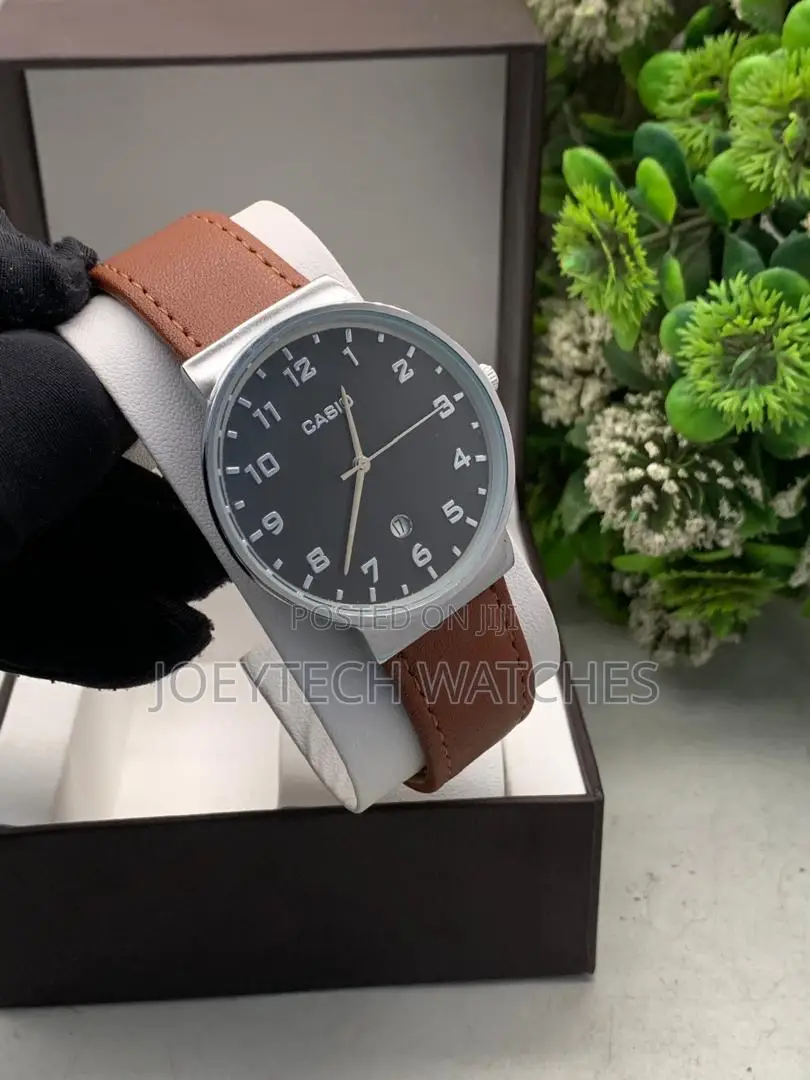 Leather Watch From Casio