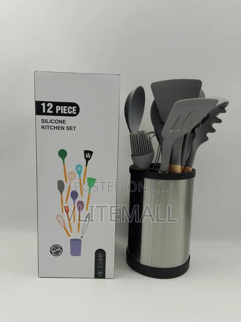 12-Piece Silicone Kitchen Utensil Set