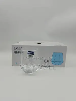 Deal Brand Exquisite Hexagonal Water Glasses Model 3613,