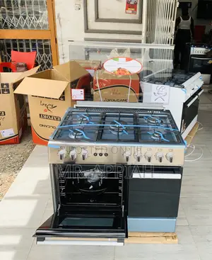 Shop Authentic Mediatech 5 Burner Freestanding Gas Cooker With Oven.