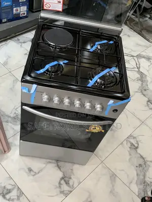 Brand New Volcano 3 Gas + 1 Electric Burner Cooker 50x50 Grey