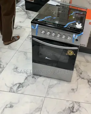 Newly Bulky Grey Volcano 3 Gas + 1 Electric Burner Cooker 50x50