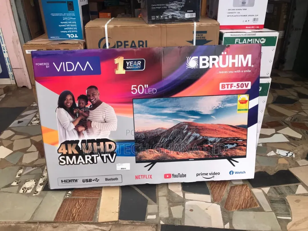 Original Bruhm 50 Inch Smart Uhd Tv With Wifi And Bluetooth