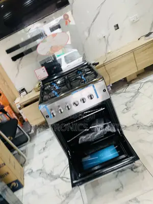 Valuable New Line Ferre 60x60 4 Burner Gas Cooker, Auto Ignition