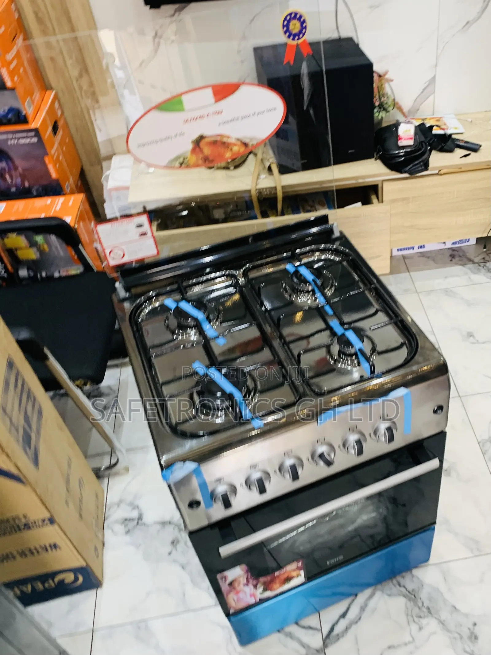 Best Quality Ferre 60x60 4 Burner Gas Cooker, Auto Ignition New Line
