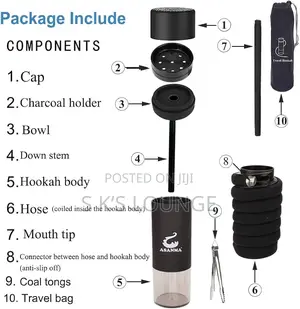 Portable Shisha Pot for Car Travel