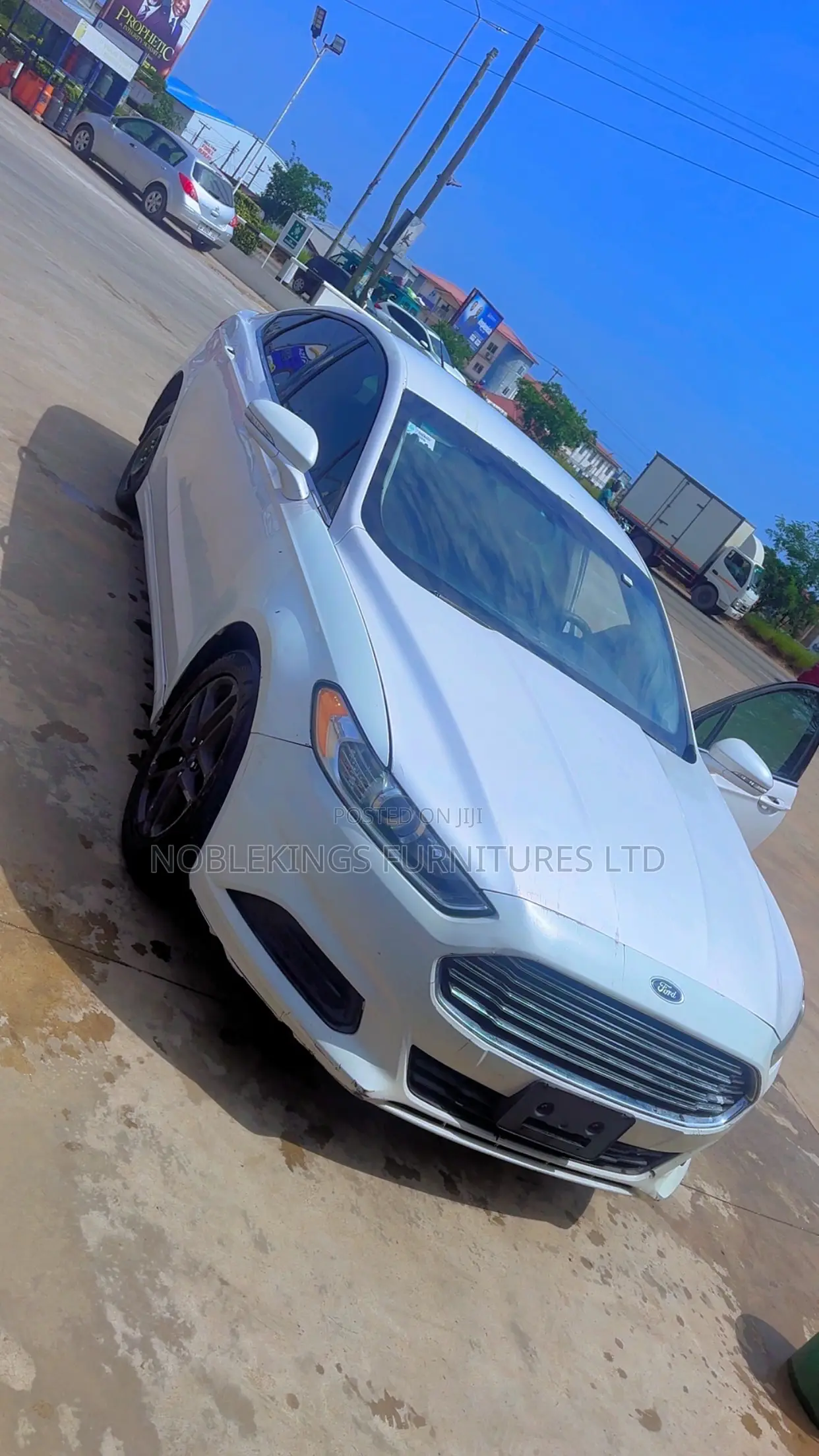 Ford Fusion S FWD 2016 White
