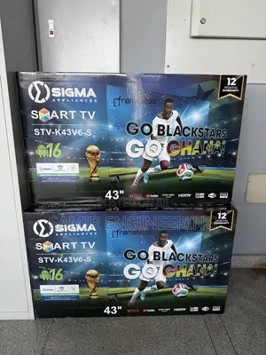 Sigma Smart Standing Led Tv 43 Inch 1080 Fullhd Frameless