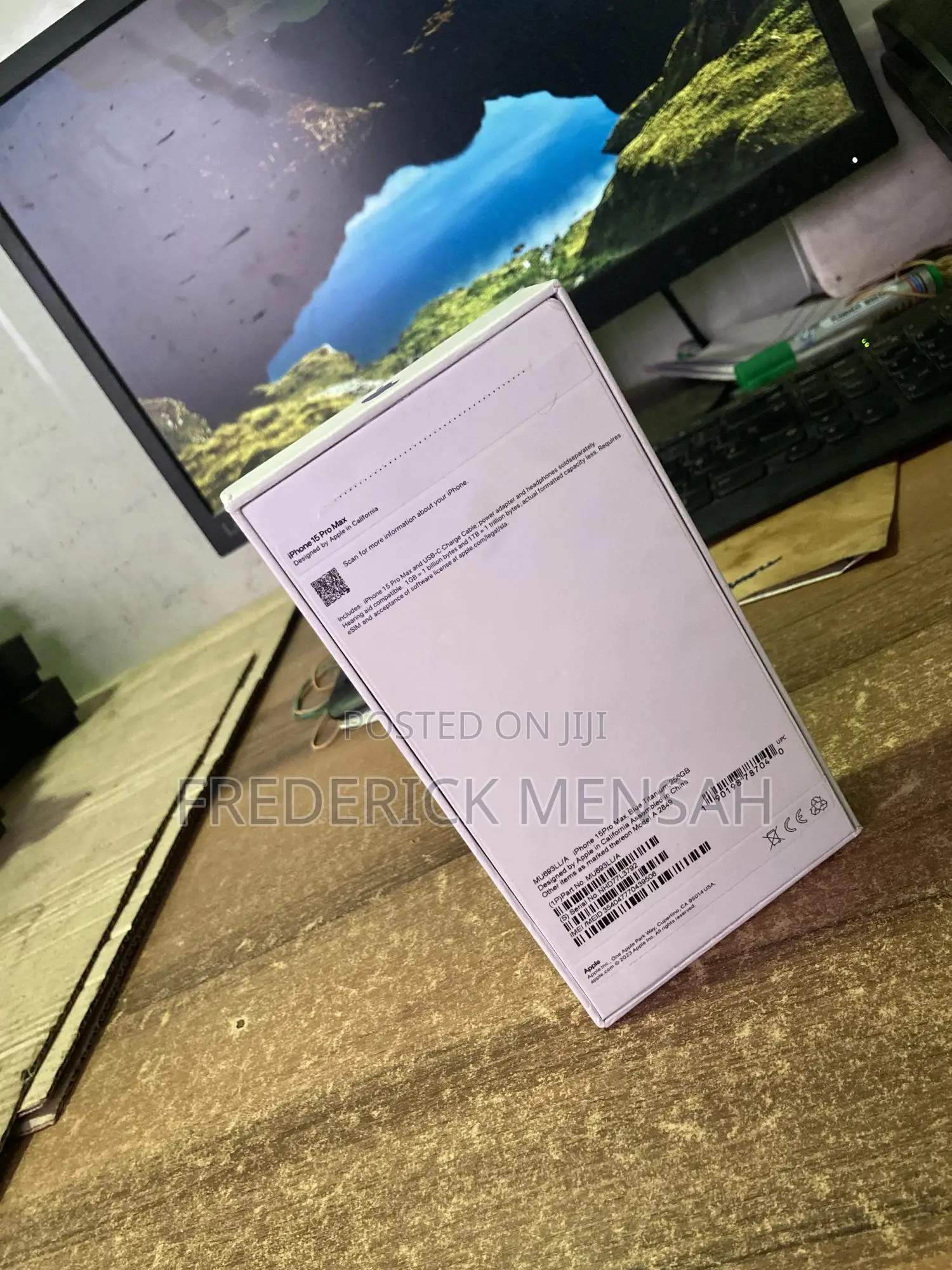 New Apple iPhone 15 Pro Max 256 GB Blue