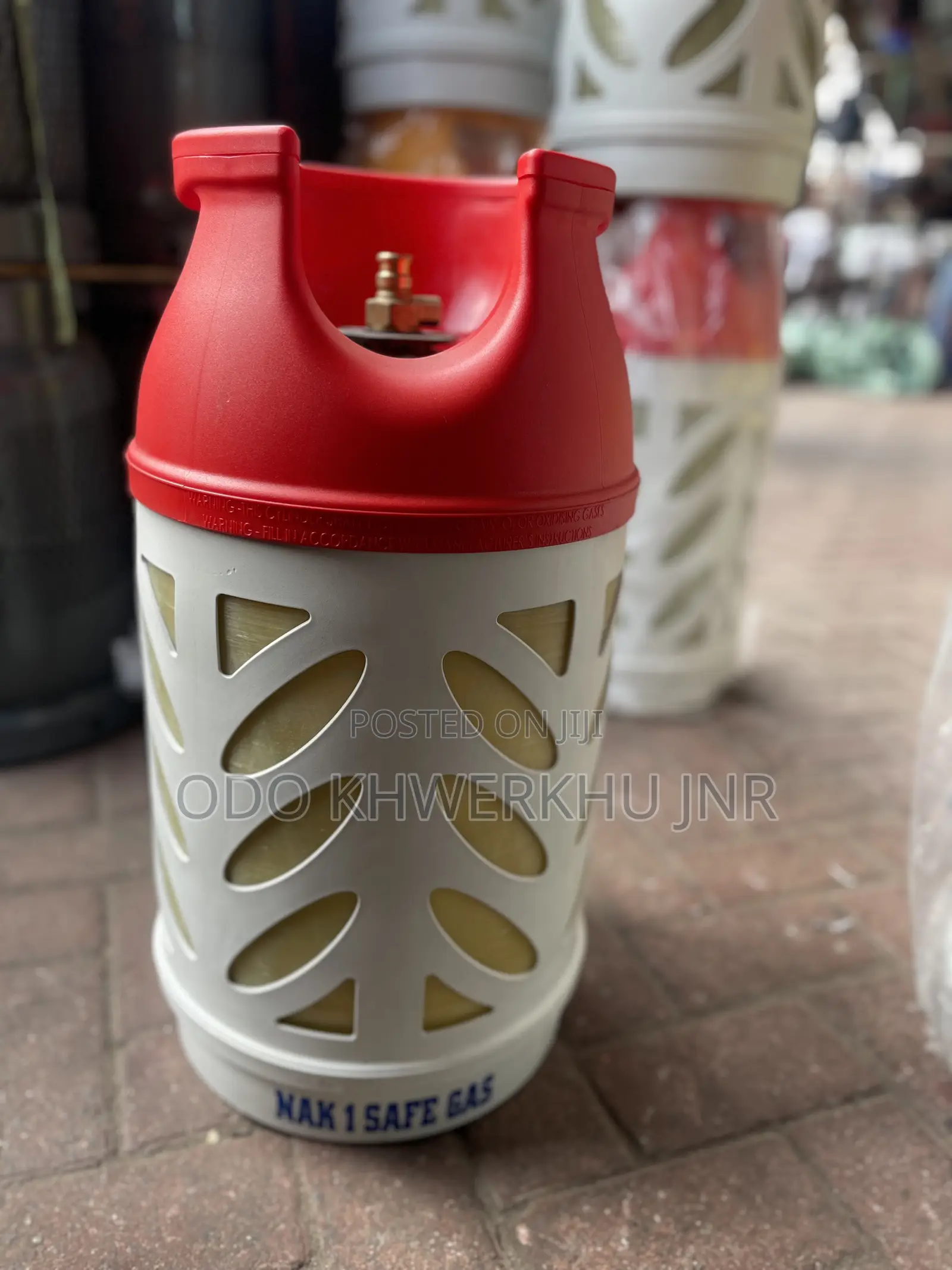 12kg Fiberglass Cylinder +Srg Gas Regulator [24.5litre] Grade 1