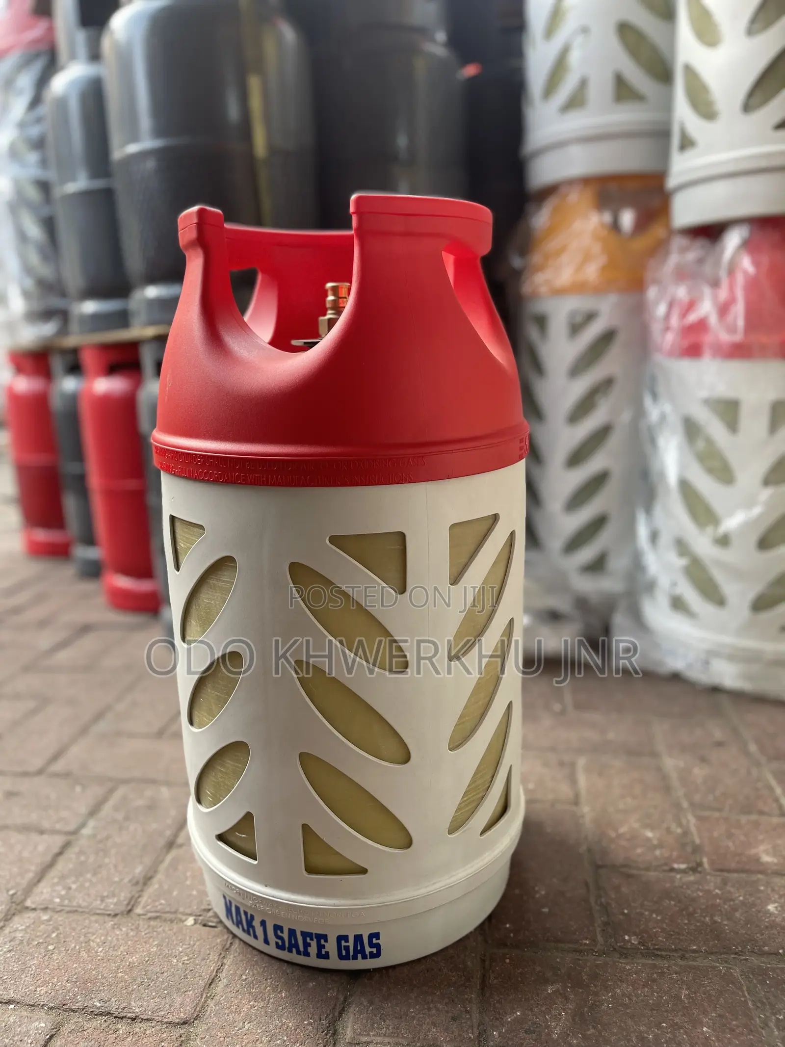 12kg Fiberglass Cylinder +Srg Gas Regulator [24.5litre] Grade 1