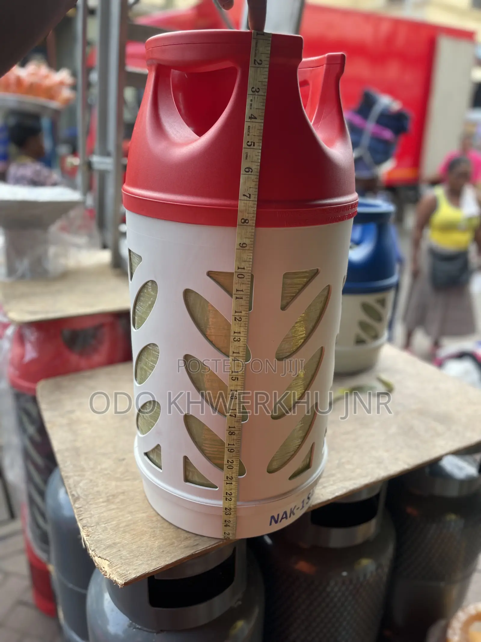 12kg Fiberglass Cylinder +Srg Gas Regulator [24.5litre] Grade 1