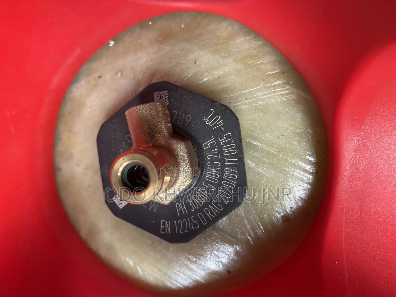 12kg Fiberglass Cylinder +Srg Gas Regulator [24.5litre] Grade 1