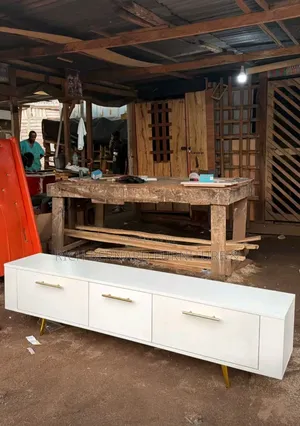 White 6feet Tv Stand