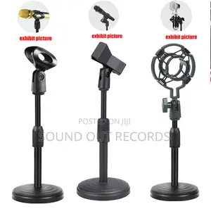 Mini Round Base Desktop Microphone Stand