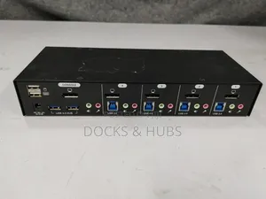 Tripp Lite 4-Port Displayport KVM Switch With Audio Usb 3.0 Hub