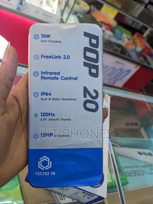 New Tecno Pop 20 64 GB Black