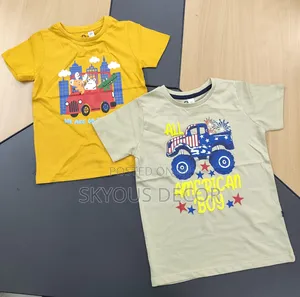 Boys Design of a Car T-Shirt With Different Colours Age 2 - 8years